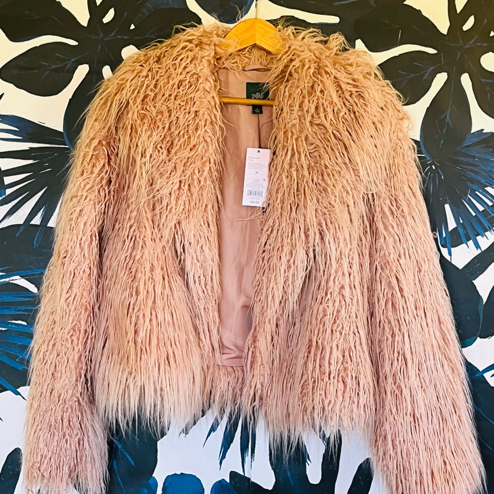 Wild Fable Blush Teddy Jacket